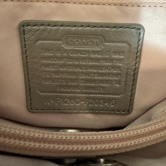 Coach Silver Croc-Embossed Women's Bag - Picture 13 of 13